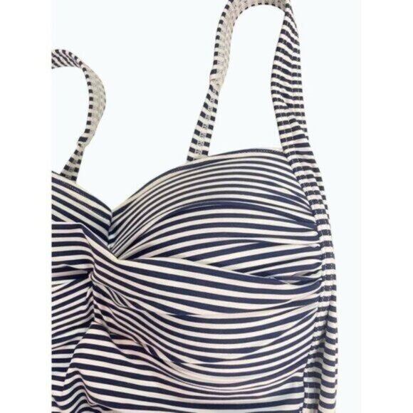 Bond-Eye Australia One piece Blue Stripe Swimsuit US 8 D DD - Picture 5 of 7